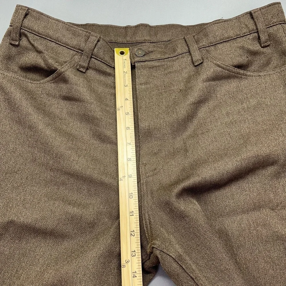 Levi's Vintage‎ 90s Black/Gold Tab Pants/Slacks Brown Fits 38
